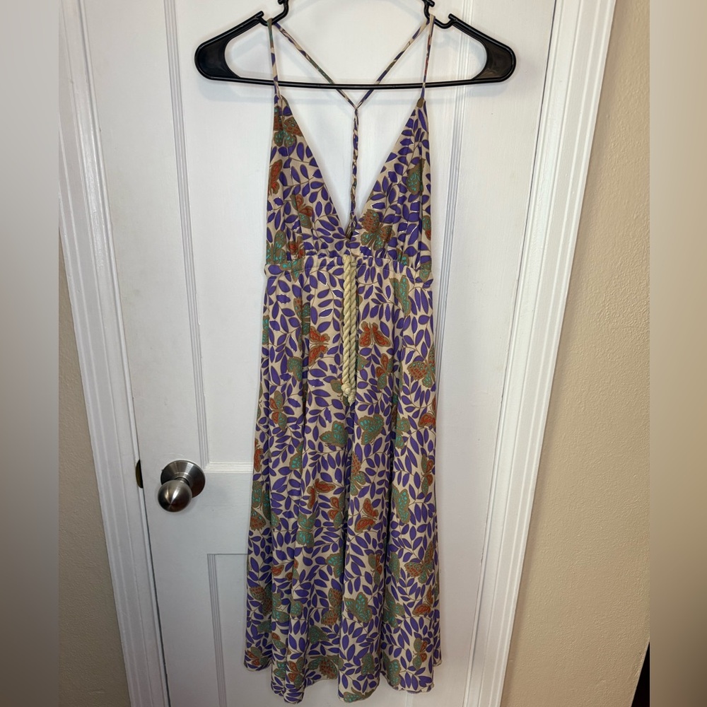Tricia Fix butterfly Backless Dress